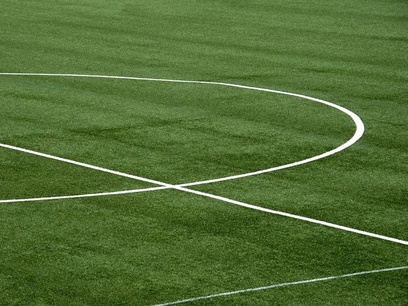 Lines on Synthetic Grass