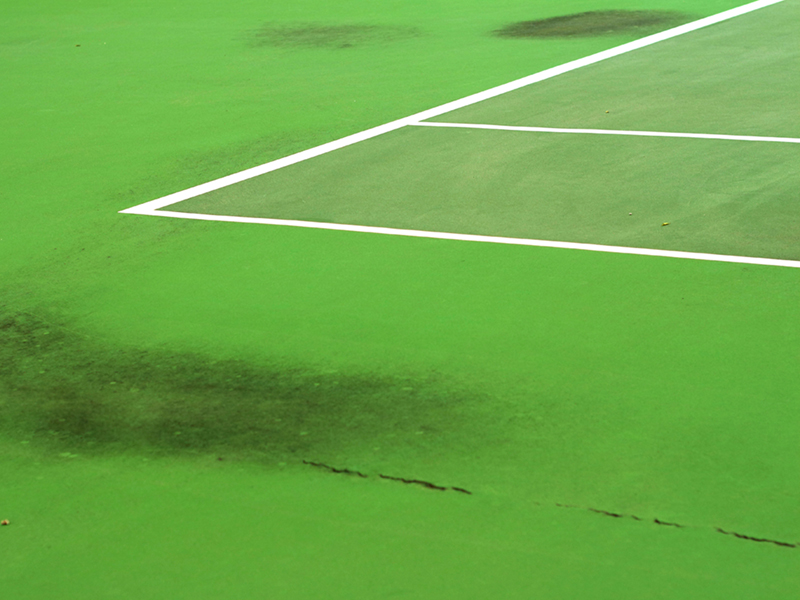 Cleaning of Synthetic Grass Courts