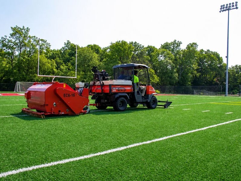 Synthetic Grass Field Scarifying - Web